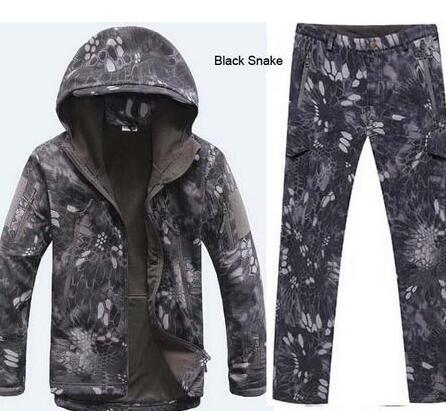 Camouflage hunting clothes Shark skin